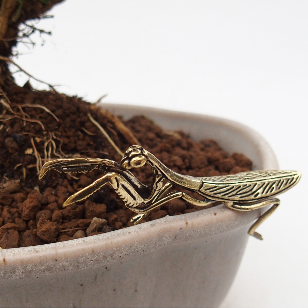 Metallfigur – Gottesanbeterin