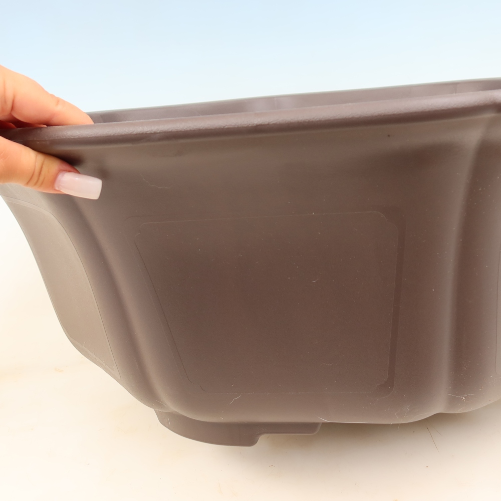 Bonsai-Schale aus Kunststoff MP-33, braun – 62 x 59 x 21 cm – NUR PERSÖNLICHE ABHOLUNG oder Transport auf Palette