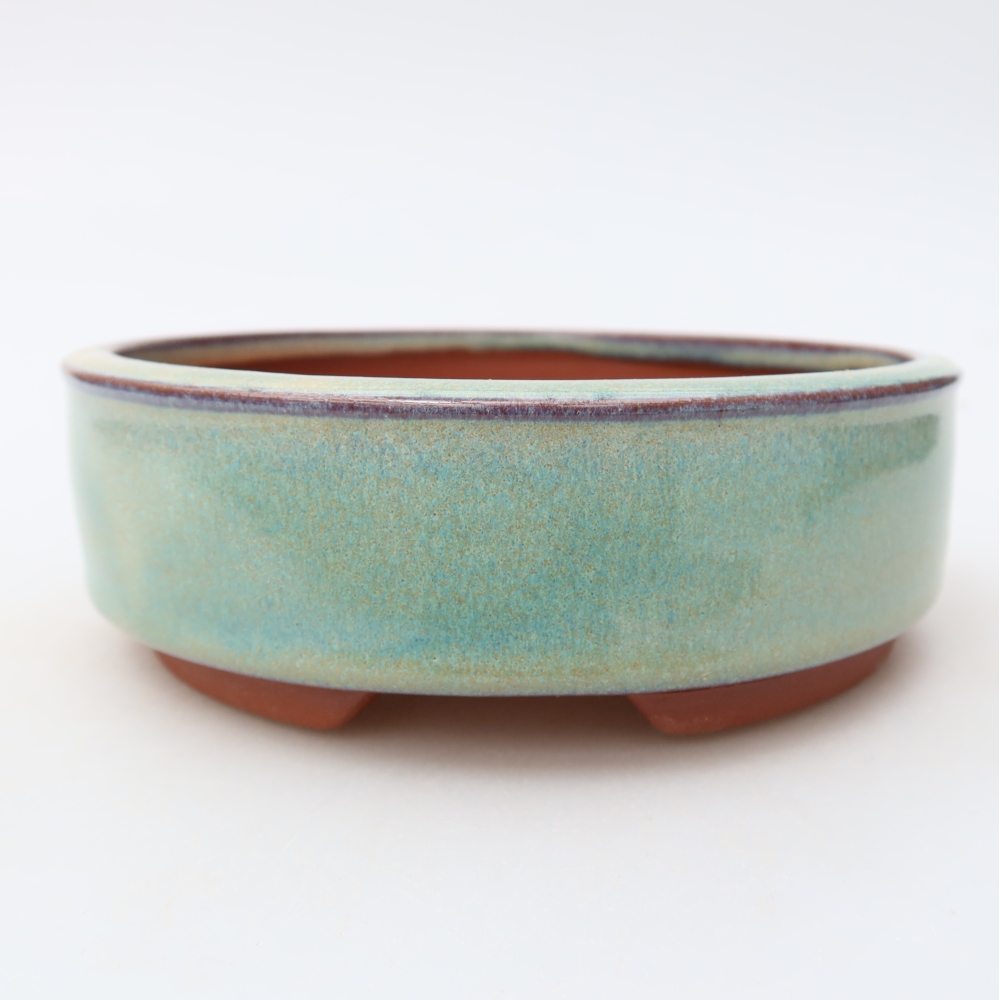 Bonsaischale aus Keramik 15 x 15 x 5 cm, grün