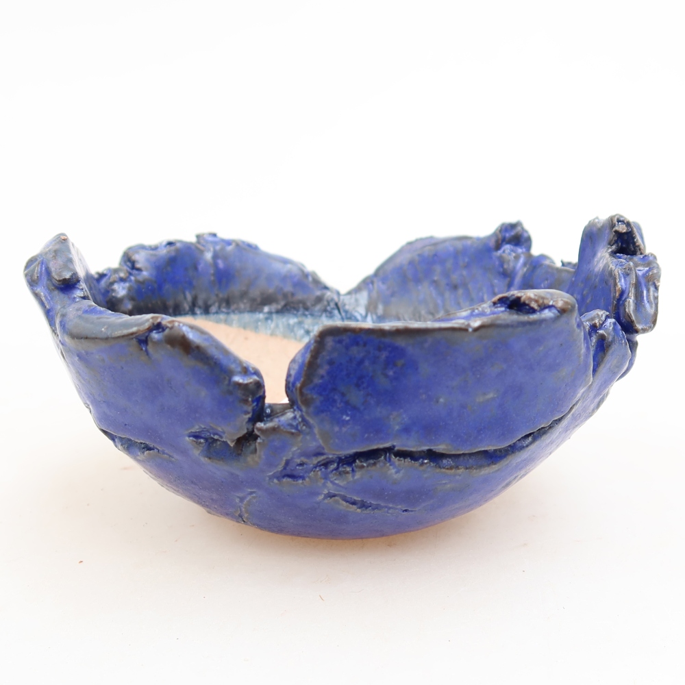 Keramikschale  11,5 x 10,5 x 6 cm, Farbe: Blau