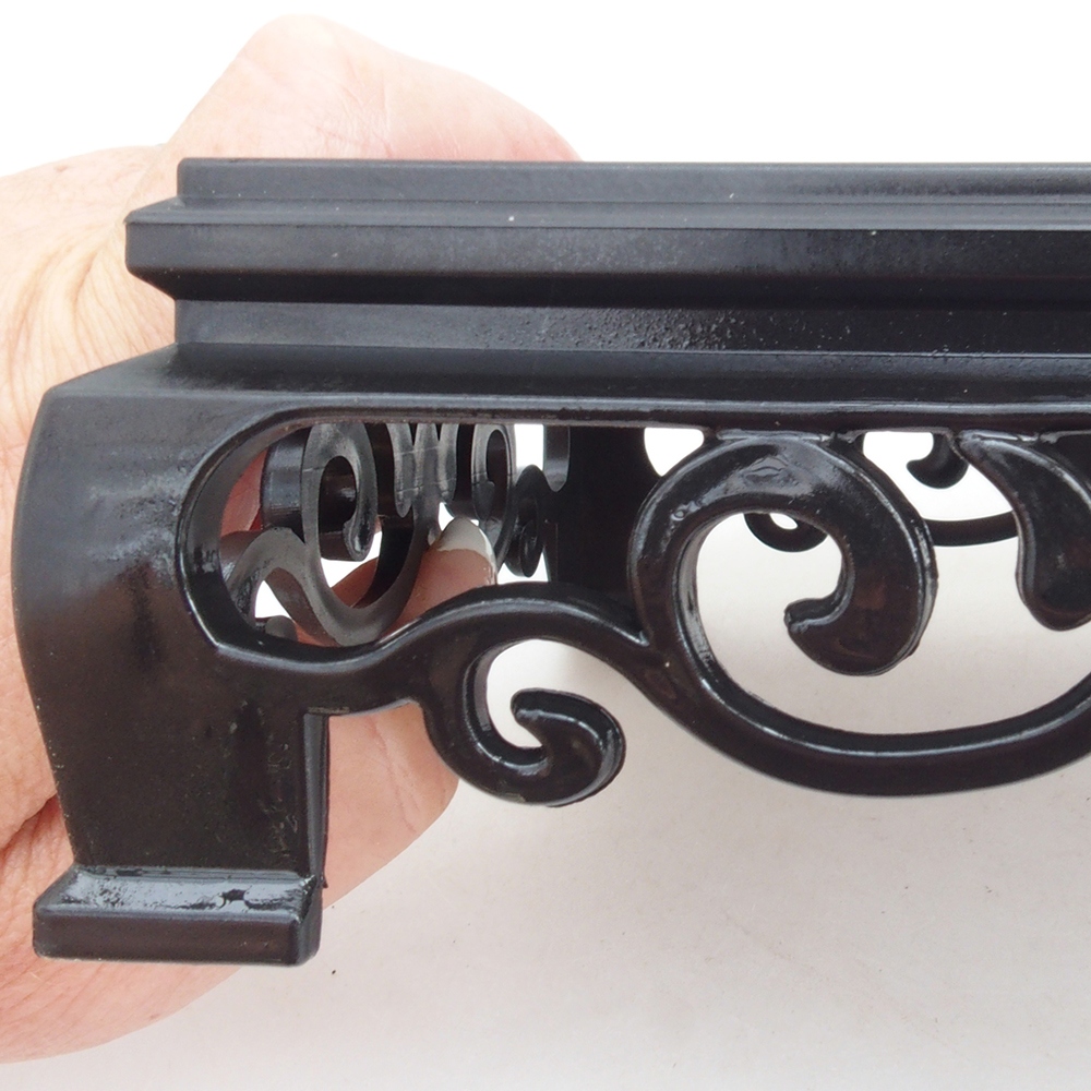 Bonsaitisch Kunststoff Quadratischer 14,5 x 14,5 x 5  cm, Farbe schwarz