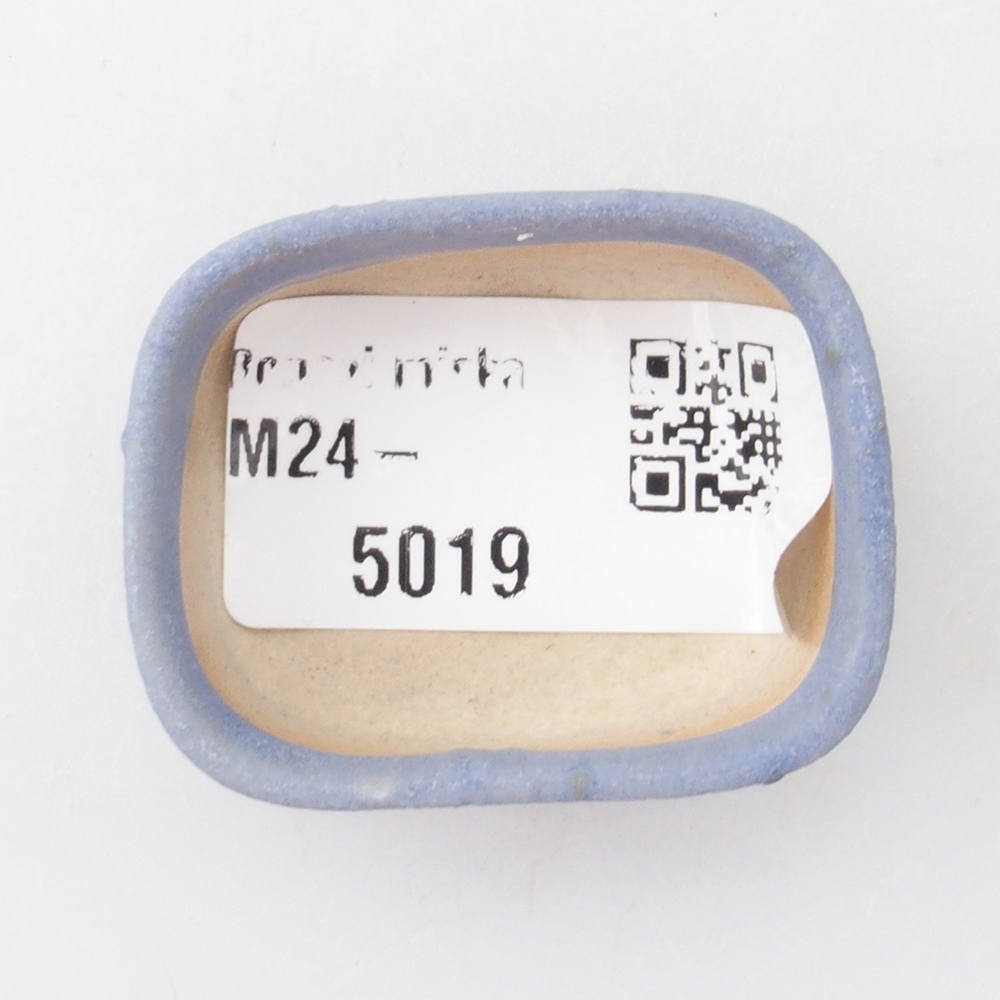 Mini-Bonsaischale 4 x 3 x 2 cm, Farbe blau