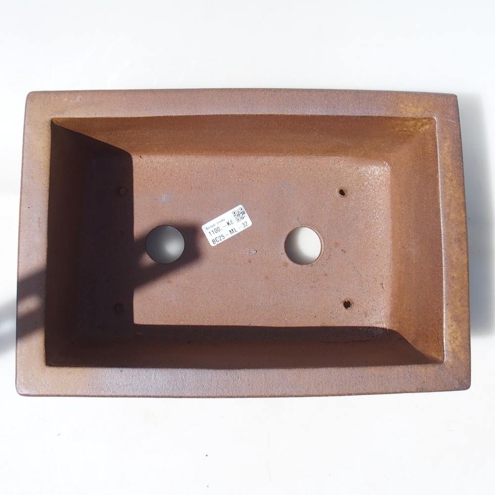Schale 33,5 x 23 x 12,5 cm braun