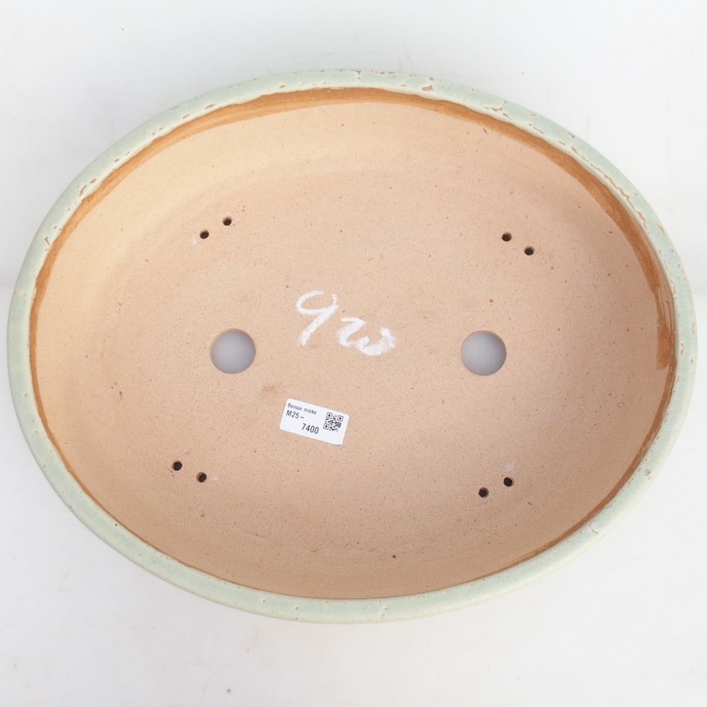 Bonsaischale 39 x 31,5 x 9 cm , Farbe grün