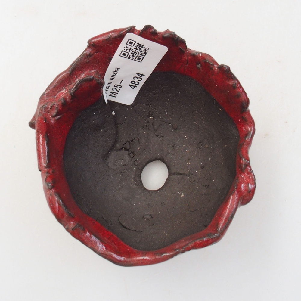 Keramikschale 9 x 8 x 5 cm, Farbe rot