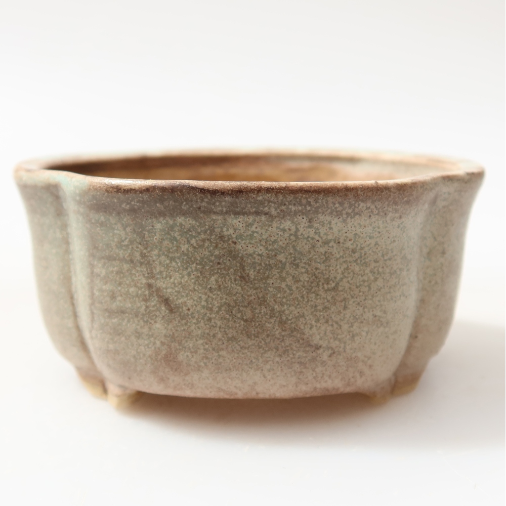 Bonsaischale aus Keramik 8 x 7,5 x 3,5 cm, grün