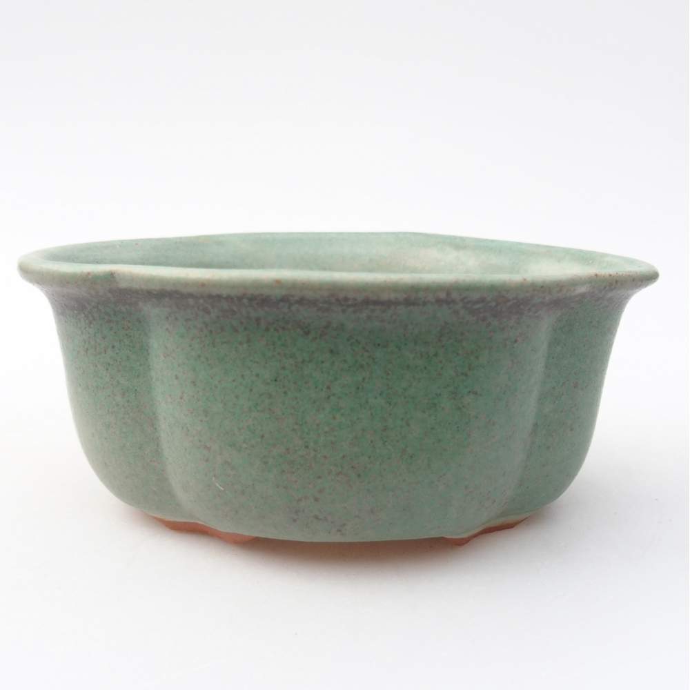 Bonsaischale aus Keramik 13,5 x 11 x 5,5 cm, grün