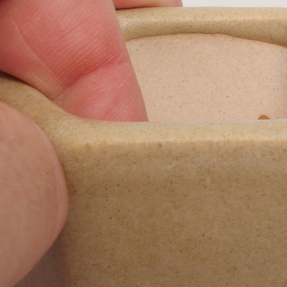 Mini-Bonsaischale 6,5 x 6 x 4  cm, Farbe braun