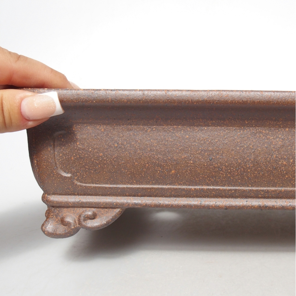 Schale 28,5 x 18 x 7,5 cm braun