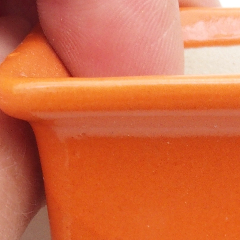 Mini aus Keramik, 5,5 x 4 x 2,5 cm, orange