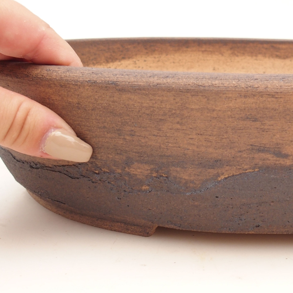 Bonsaischale 32 x 25 x 8 cm , Farbe braun