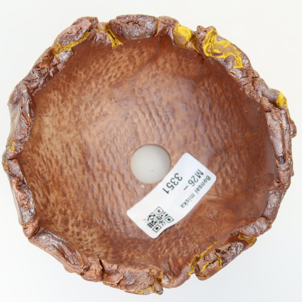 Keramikschale  10 x 10 x 8 cm, Farbe: gelb