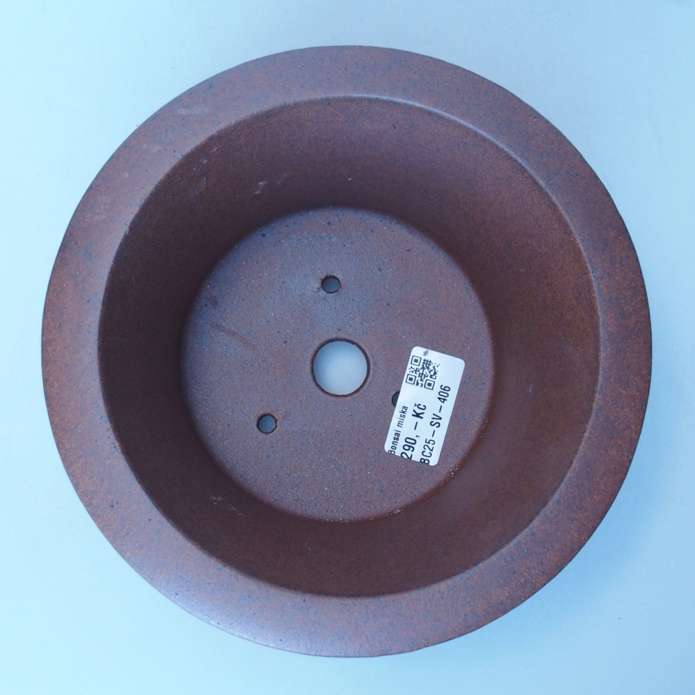 Schale 19 x 19 x 9 cm braun