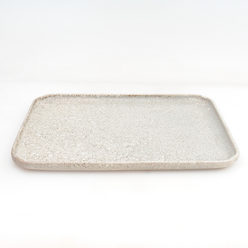 Keramische Untertasse H20 - 26,5 x 20 x 1,5 cm - grün