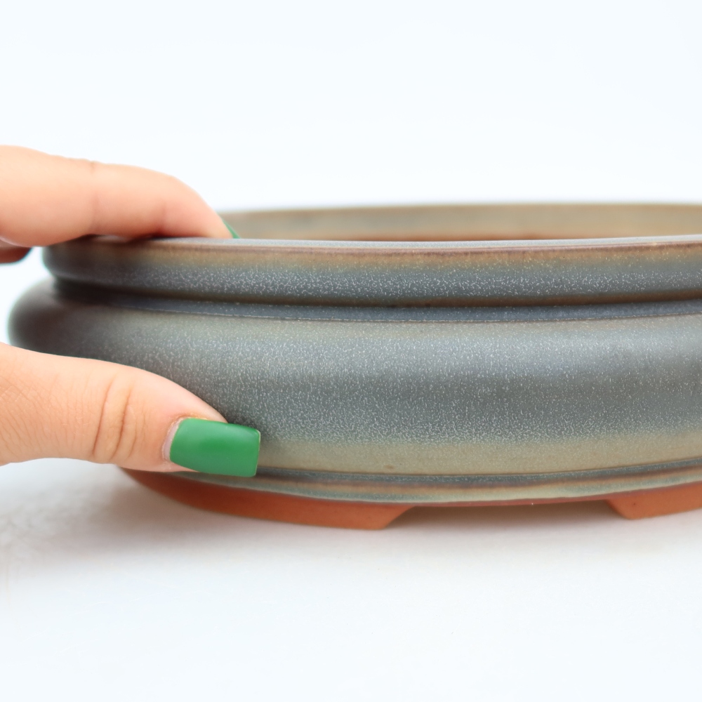 Keramikschale  23 x 23 x 7 cm, Farbe: braun