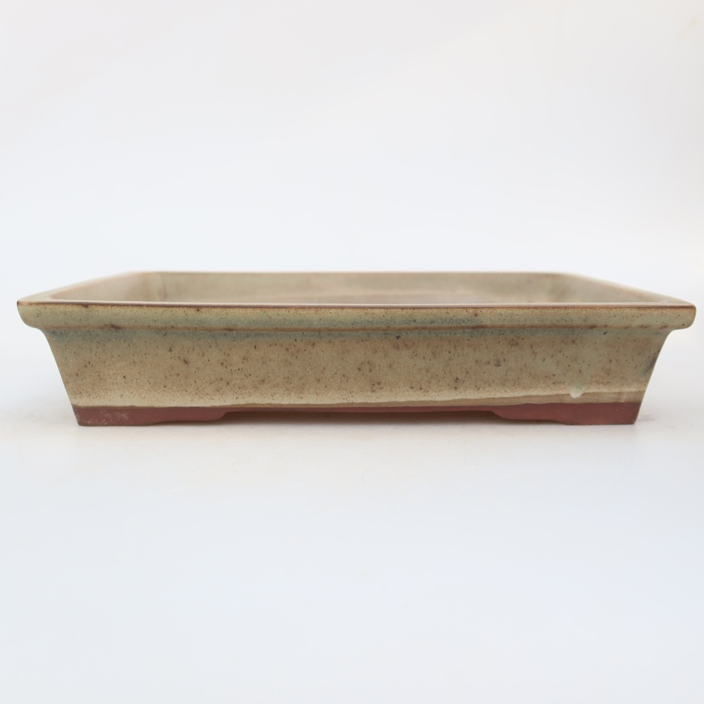 Keramikschale  26 x 19,5 x 5,5 cm, Farbe: Beige