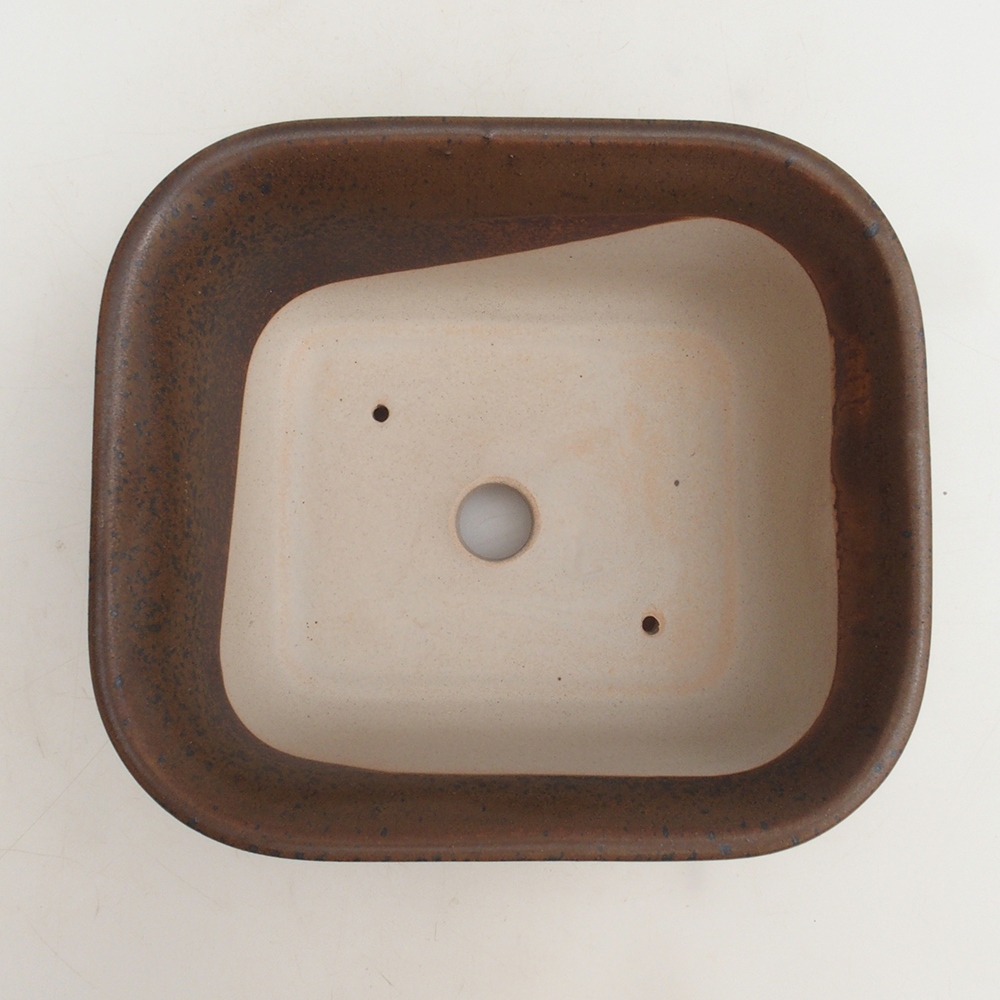 Bonsai-Schale H36 - 17 x 15 x 7,5 cm – Braun