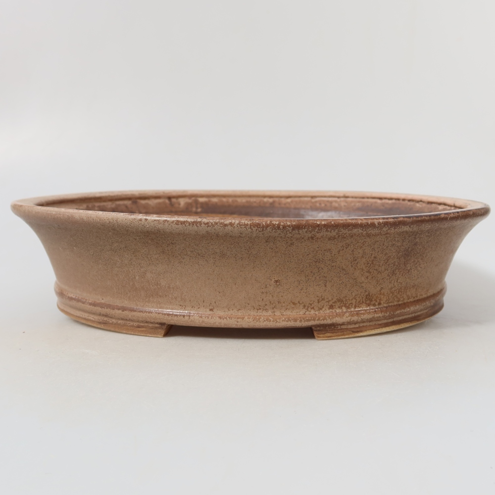 Keramik-Bonsai-Schale 27 x 24,5 x 5,5 cm, Farbe: Rosa