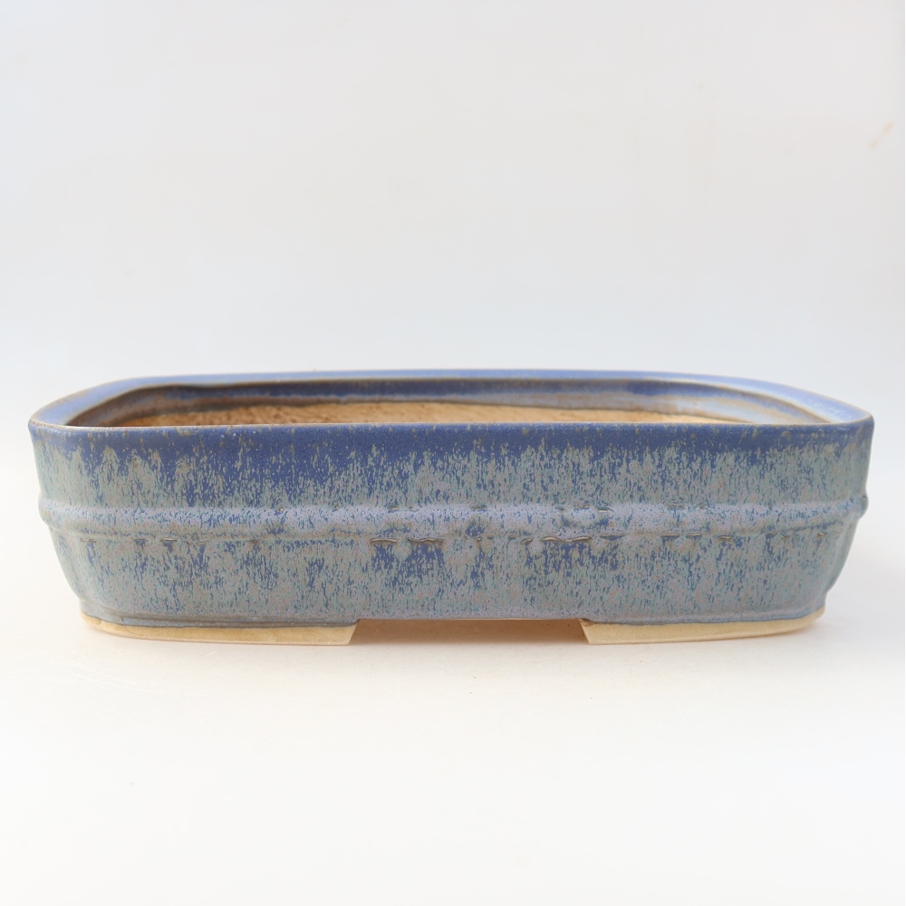 Keramik-Bonsai-Schale 29 x 23 x 7 cm, Farbe: Blau