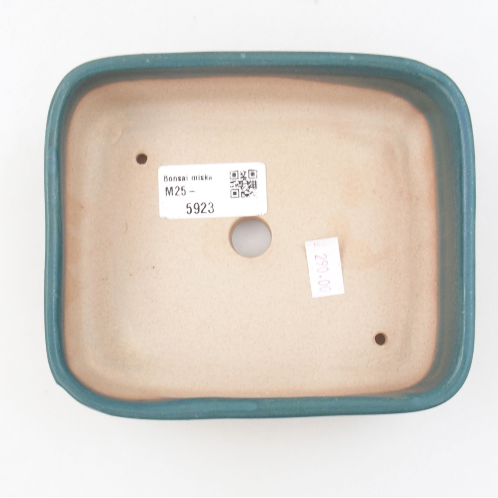 Keramik-Bonsaischale 14 x 12 x 4,5 cm, Farbe blau