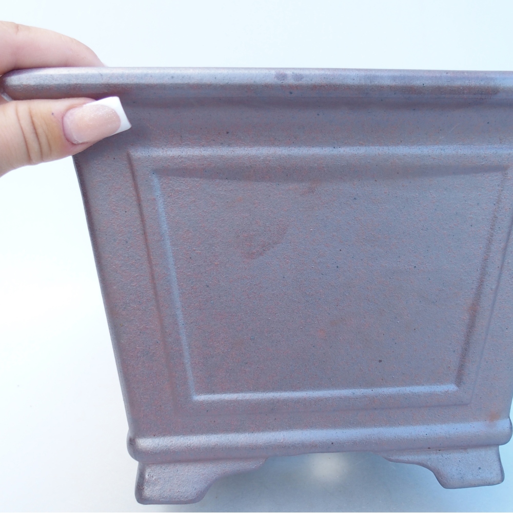 Schale 21,5 x 21,5 x 15,5 cm braun