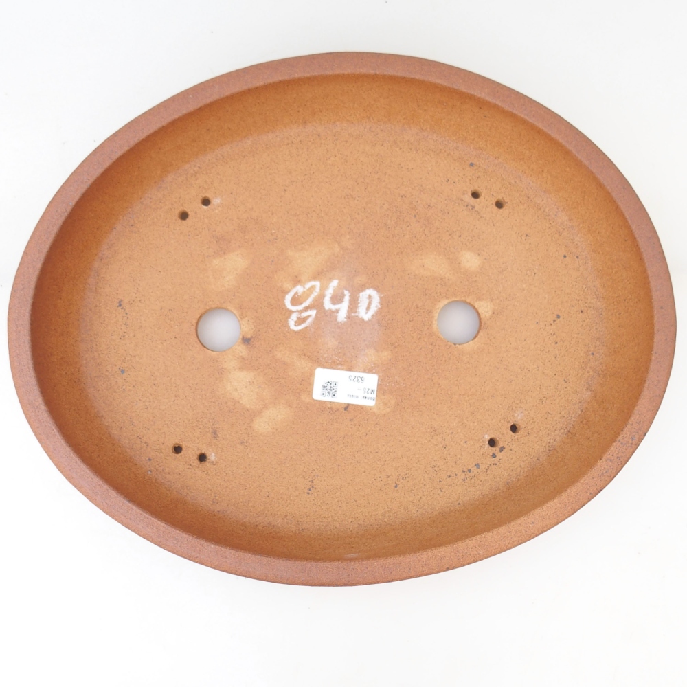 Bonsaischale 39,5 x 31 x 7,5 cm , Farbe braun