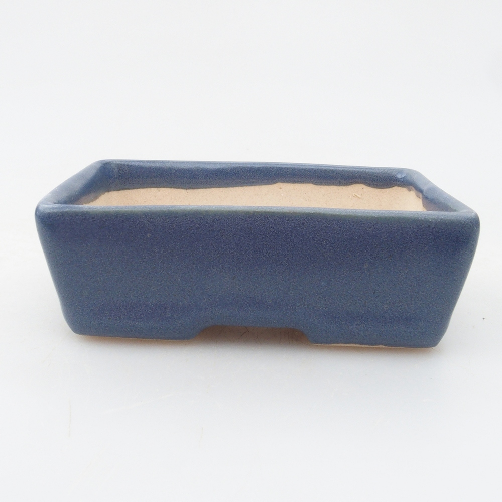 Mini-Bonsaischale 8 x 5,5 x 2,5 cm, Farbe blau