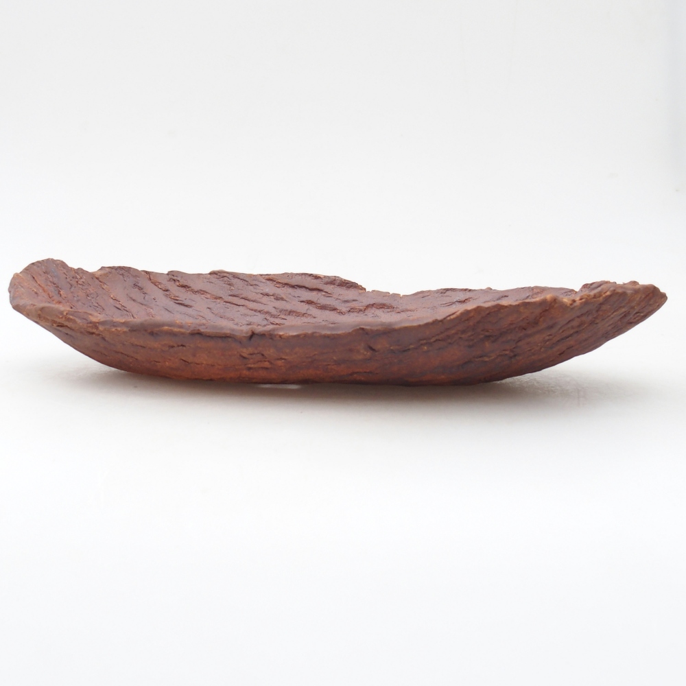 Keramische Schale 30 x 18,5 x 5 cm , Farbe braun