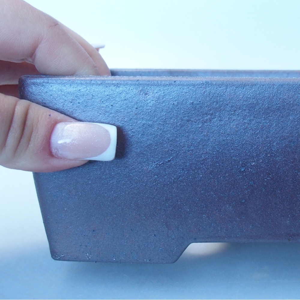 Schale 17,5 x 10,5 x 6 cm braun