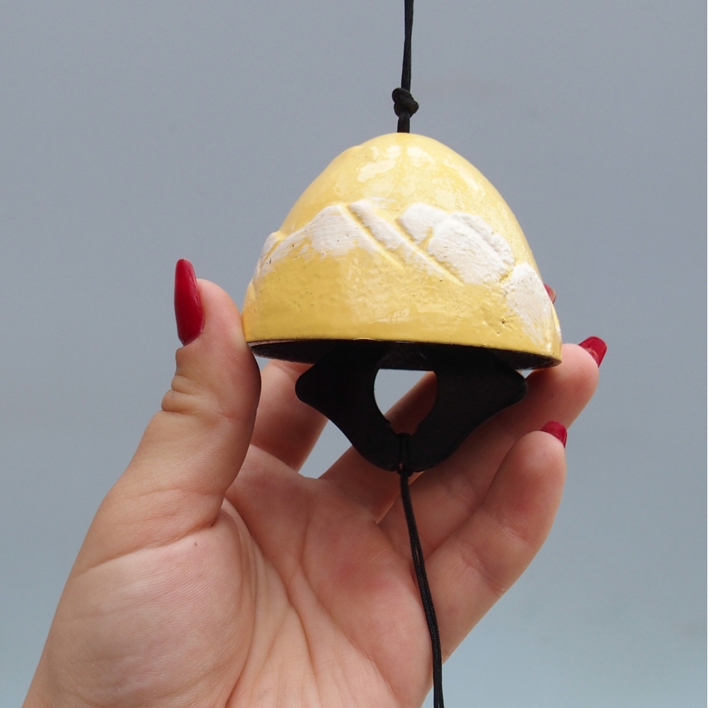 Metall-Windspiel, gelb