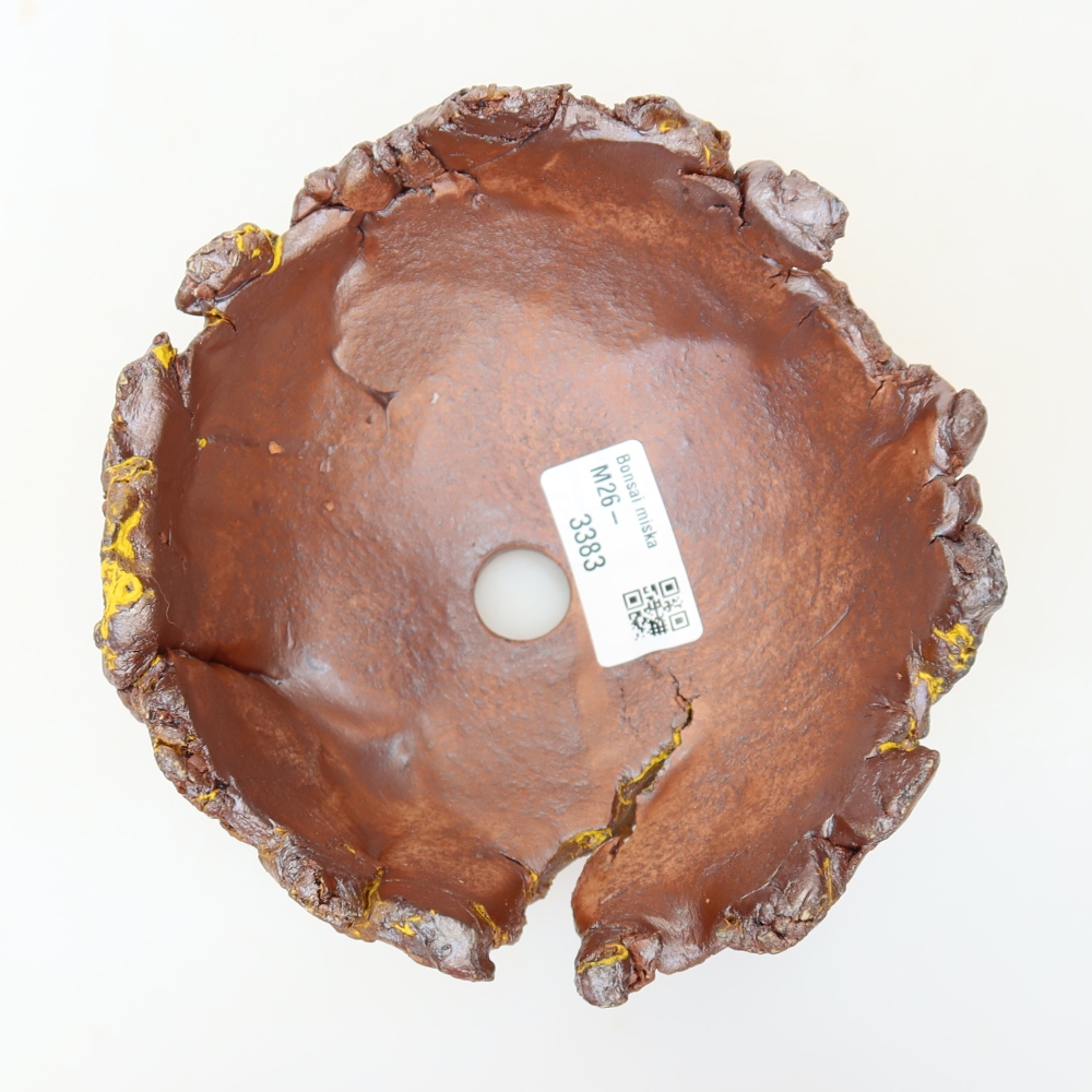 Keramikschale 14 x 14 x 8,5 cm, Farbe: Gelb
