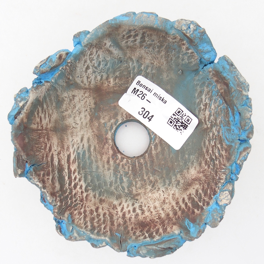 Keramikschale 10,5 x 10,5 x 5 cm , Farbe blau