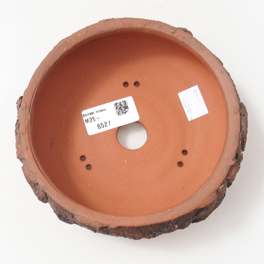 Bonsaischale aus Keramik 15 x 15 x 5,5 cm, braun