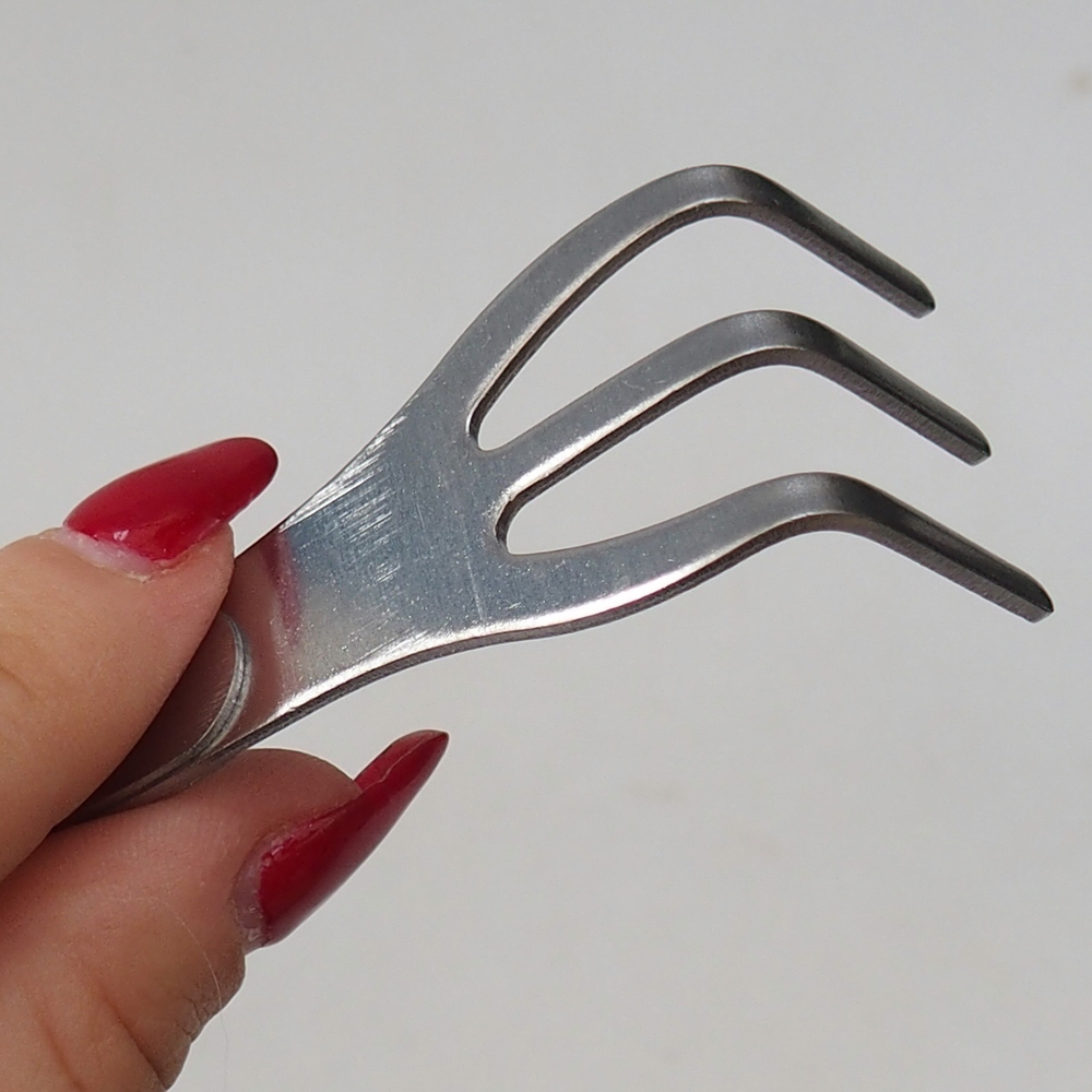 Greifzange und Pinzette 22 cm - Edelstahl