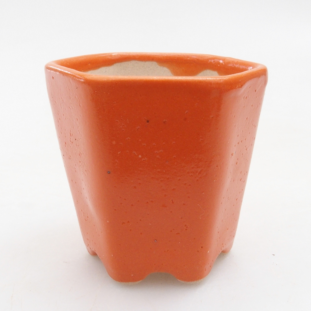 Mini aus Keramik, 5 x 5 x 5 cm, orange