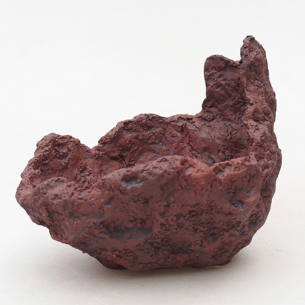 Keramikschale 10 x 9 x 9 cm, braun Farbe