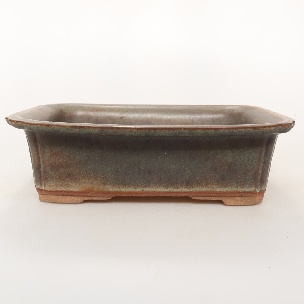 Keramikschale  20 x 15,5 x 6 cm, Farbe: braun