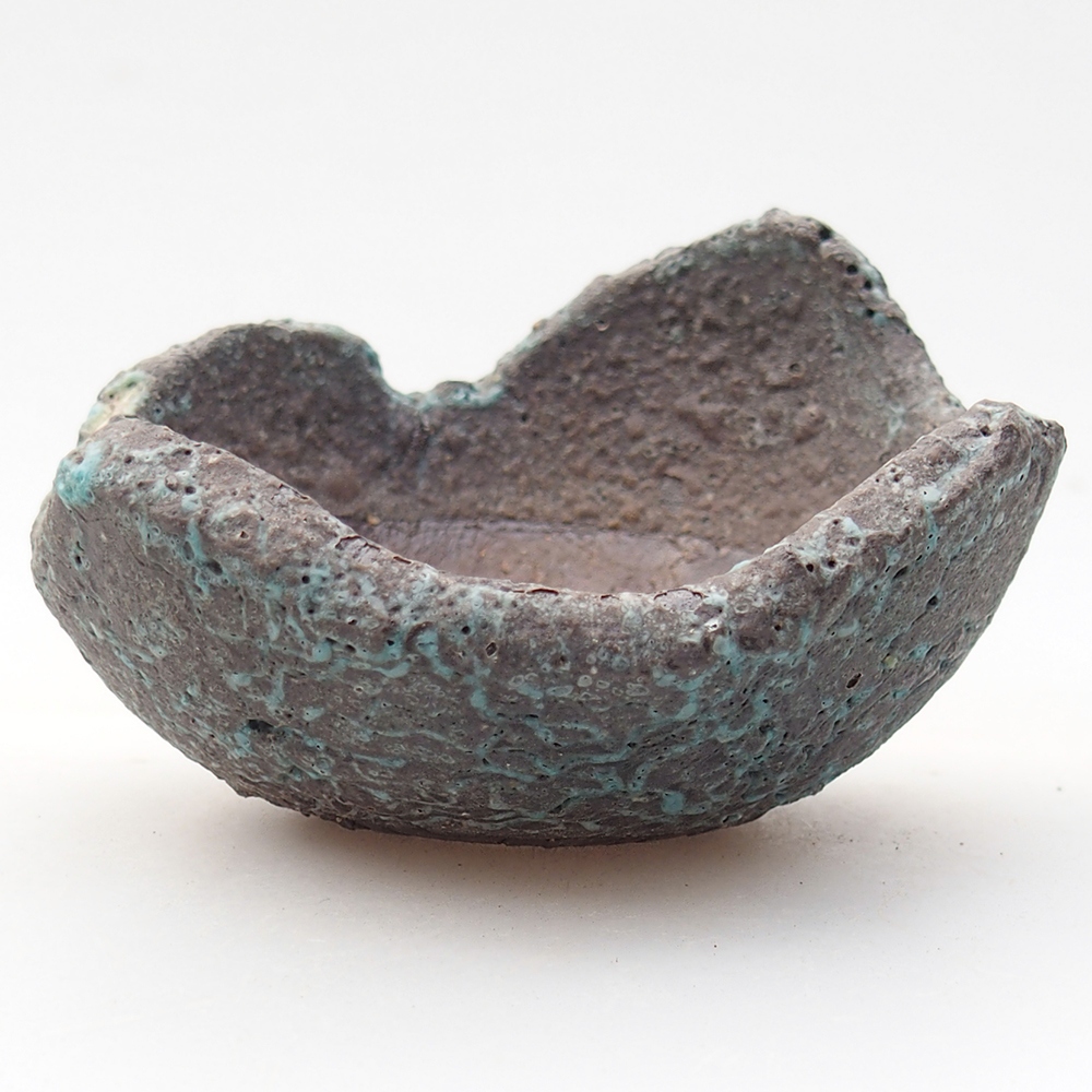 Keramikschale 9 x 9 x 5,5 cm , Farbe blau
