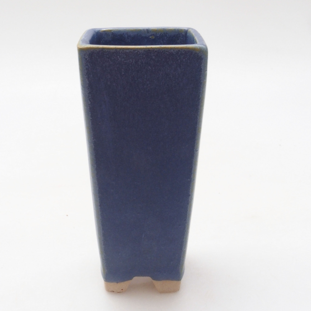 Mini-Bonsaischale 4 x 4 x 8,5 cm, Farbe blau