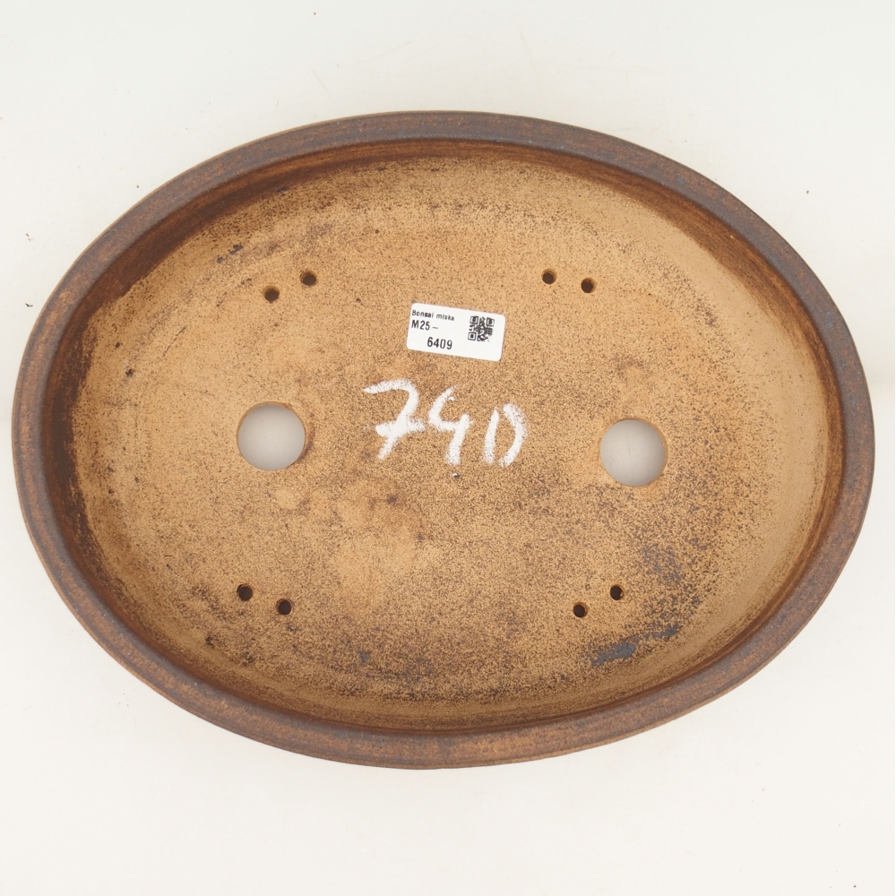 Bonsaischale 32,5 x 25 x 8 cm , Farbe braun