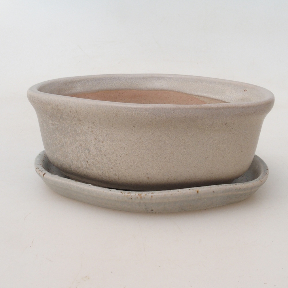 Bonsai-Schale + Unterschale H05 – 11 x 8 x 4 cm
