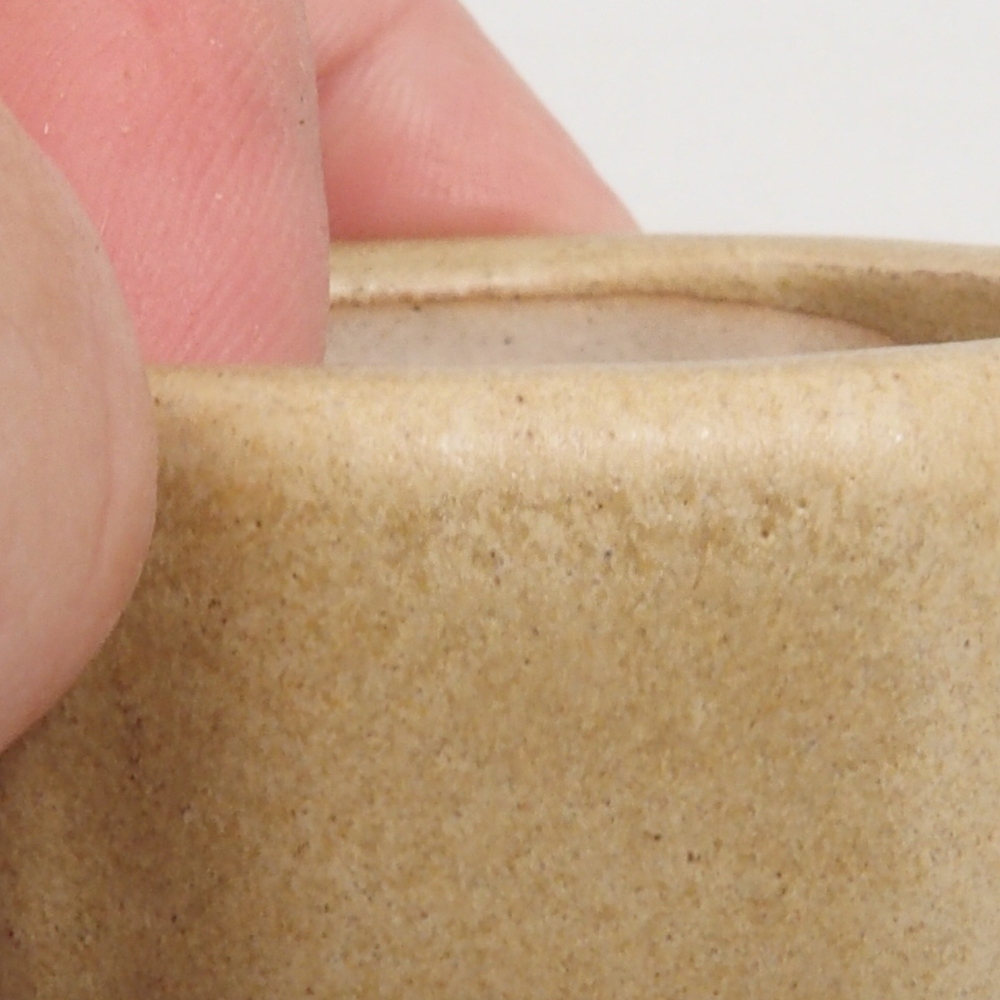 Mini-Bonsaischale 4,5 x 4,5 x 2  cm, Farbe braun