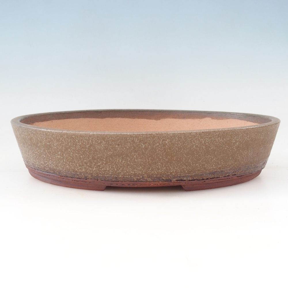 Bonsaischale 33 x 25,5 x 6,5 cm , Farbe braun