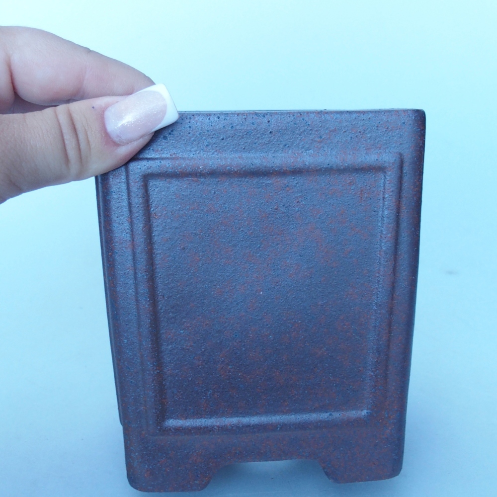 Schale 10 x 10 x 11,5 cm braun