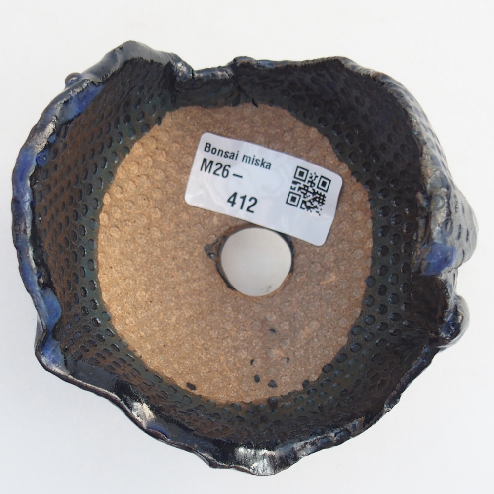 Keramikschale 10 x 8,5 x 8,5 cm , Farbe blau