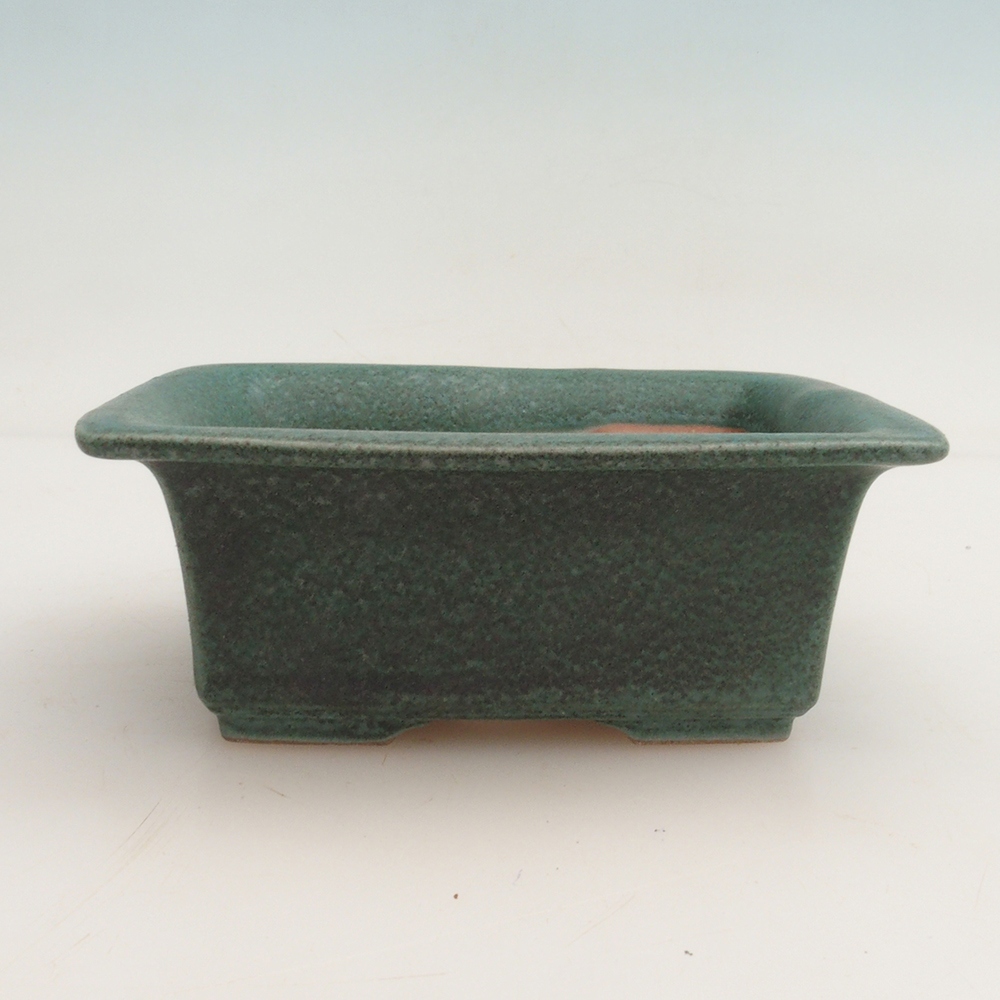 Bonsai-Schale + Untertasse H11 - 11,5 x 10 x 4 cm - Grün