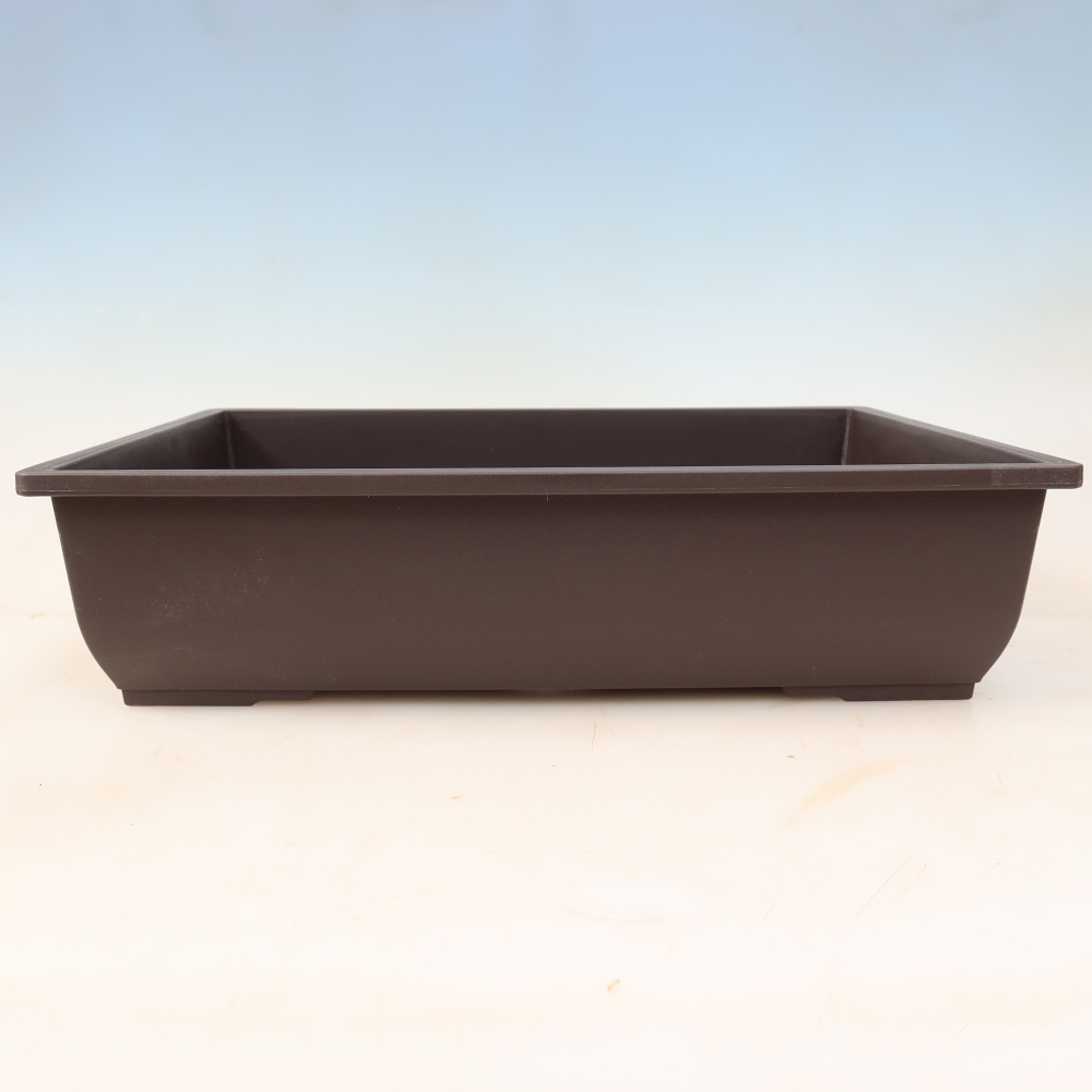 Bonsai-Schale aus Kunststoff MP-6, braun – 41 x 30,5 x 10 cm