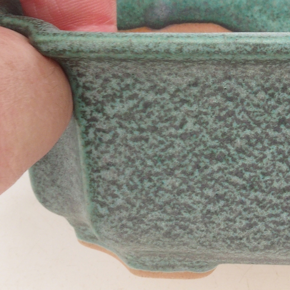 Bonsaischale H01 – 12 x 9 x 5 cm – grün