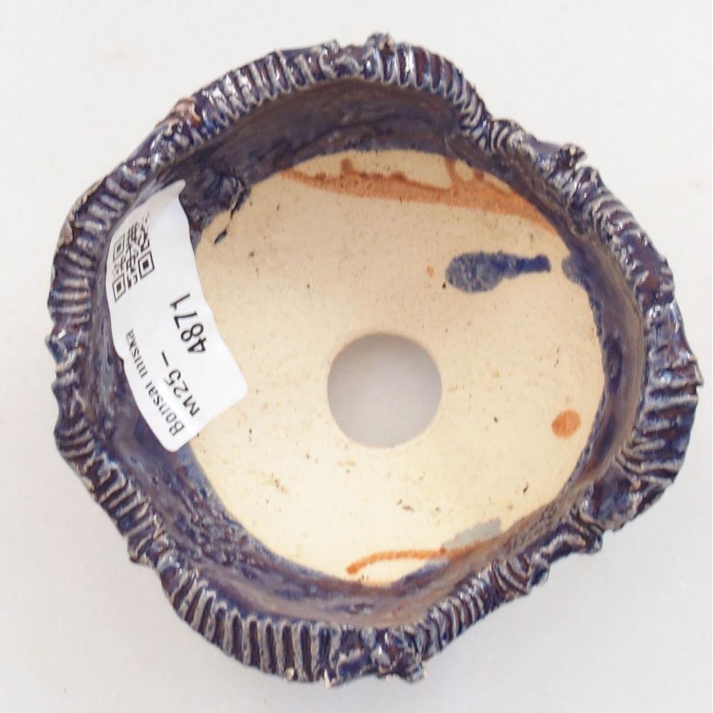 Keramikschale 7 x 7 x 5 cm, Farbe blau