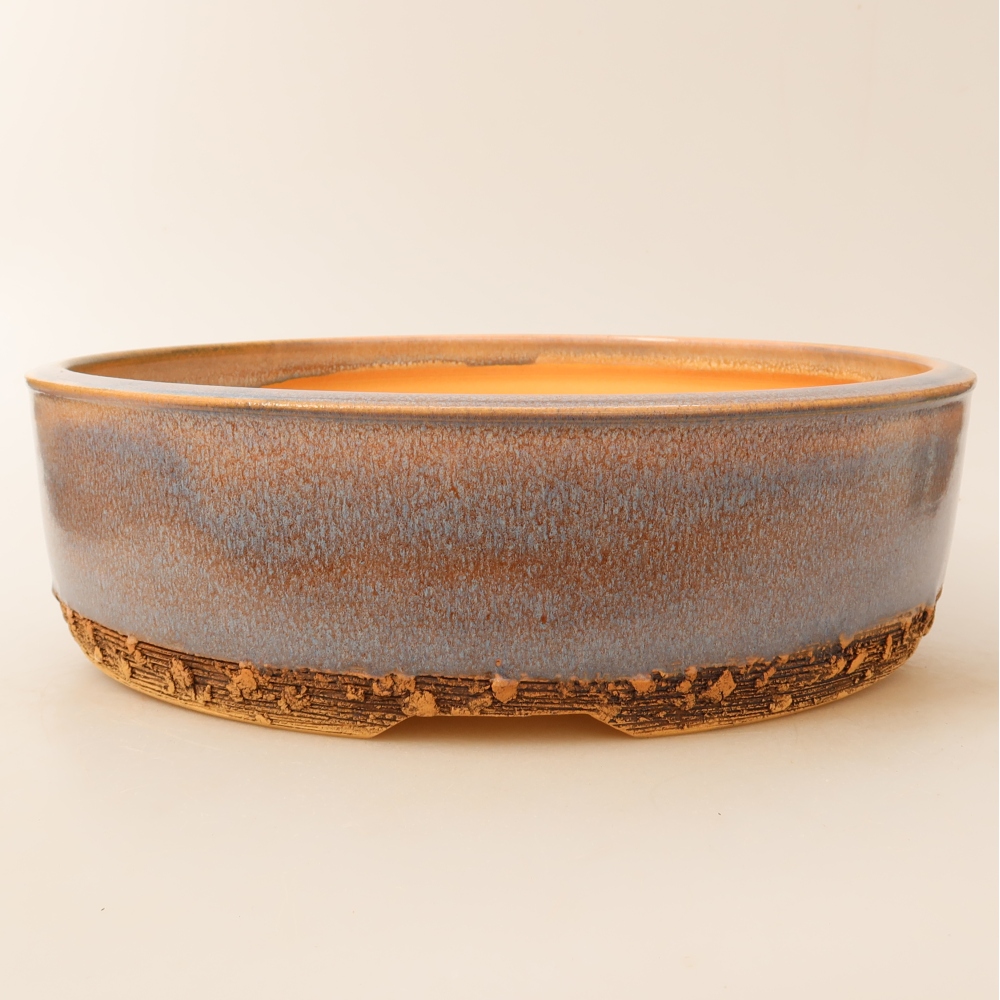 Keramik-Bonsai-Schale 28 x 28 x 8 cm, Farbe: Blau